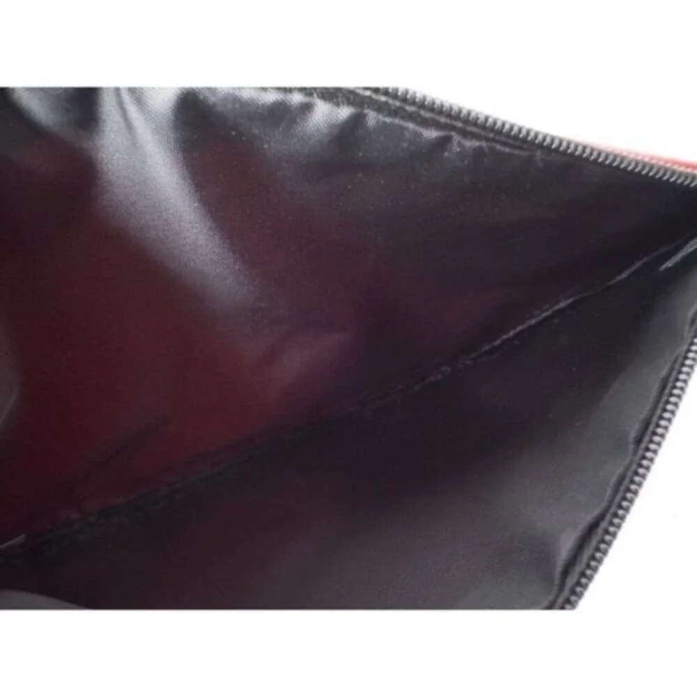 5/$20‎ Glam Bag October 2018 Red Faux Leather Embossed Floral Masquerade